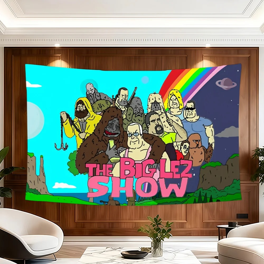 Outdoor Camping Show - Cartoon The B-Big Lez S-Show flag