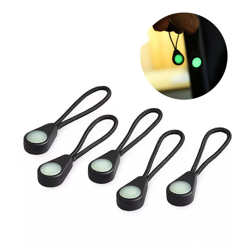 Outdoor Camping Show - 20/10pcs Luminous Zipper Puller Cord Ideal