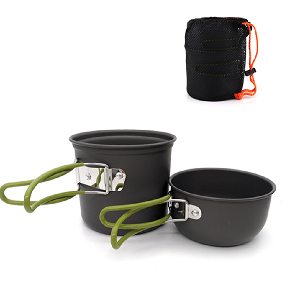 Camp Utensil Set - Pacoone Ultralight Camping Tableware Cooking Pot