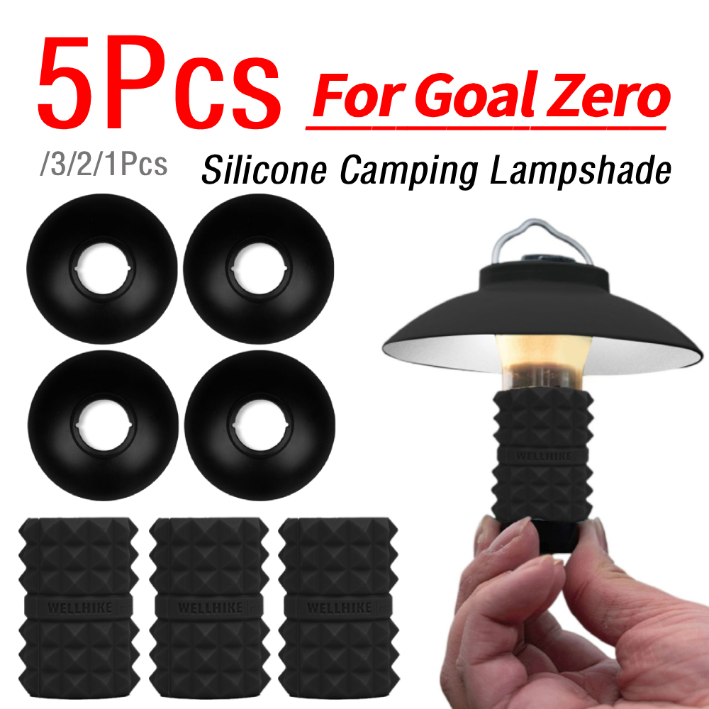 Outdoor Camping Dome - 1/2/3/5PcsFor Goal Zero Lantern Shade Silicone