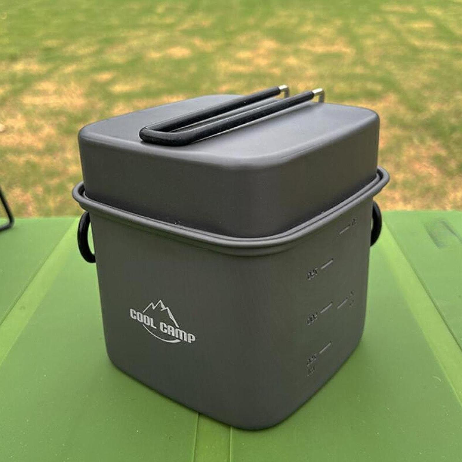 Camp Utensil Set - Camping Cookware Set Frying Pan Travel