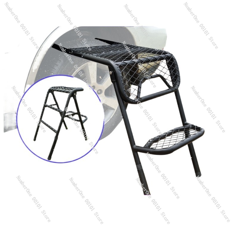 Outdoor Camping Folding Table - Outdoor Folding Ladder and Table Combination