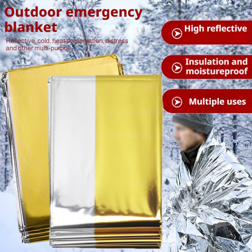 Outdoor Camping Heated Blanket - Hypothermia Rescue First Aid Camp Keep
