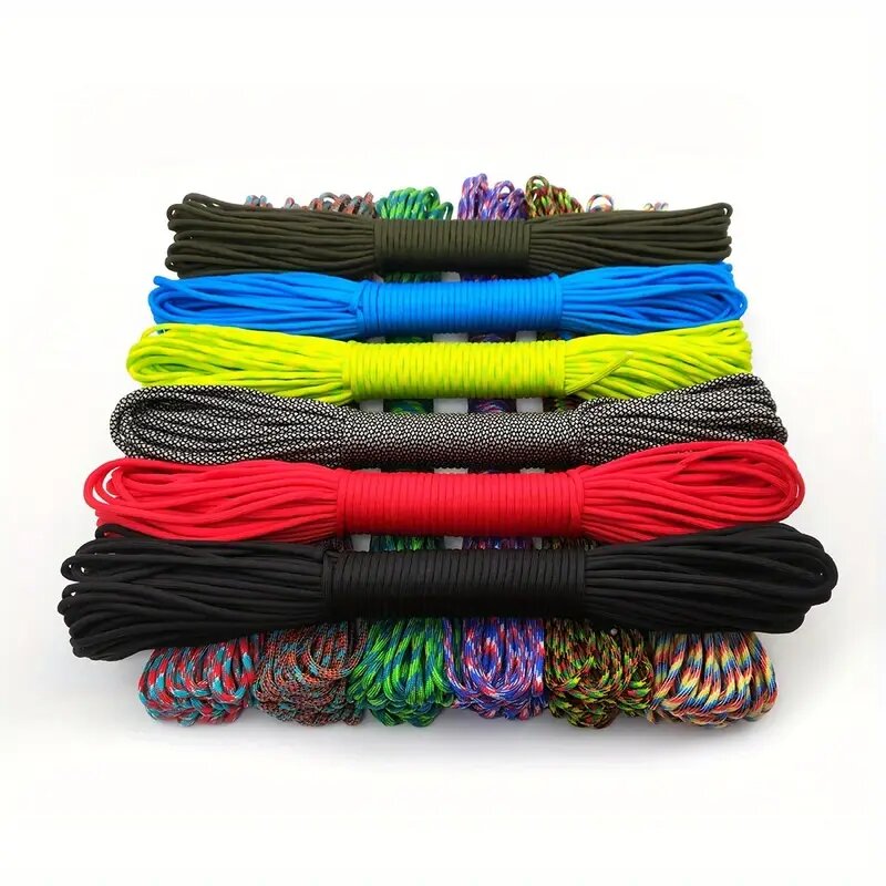 Outdoor Camping Umbrella - 10m/20m/30m 7-Core 550 Paracord 4mm Parachute