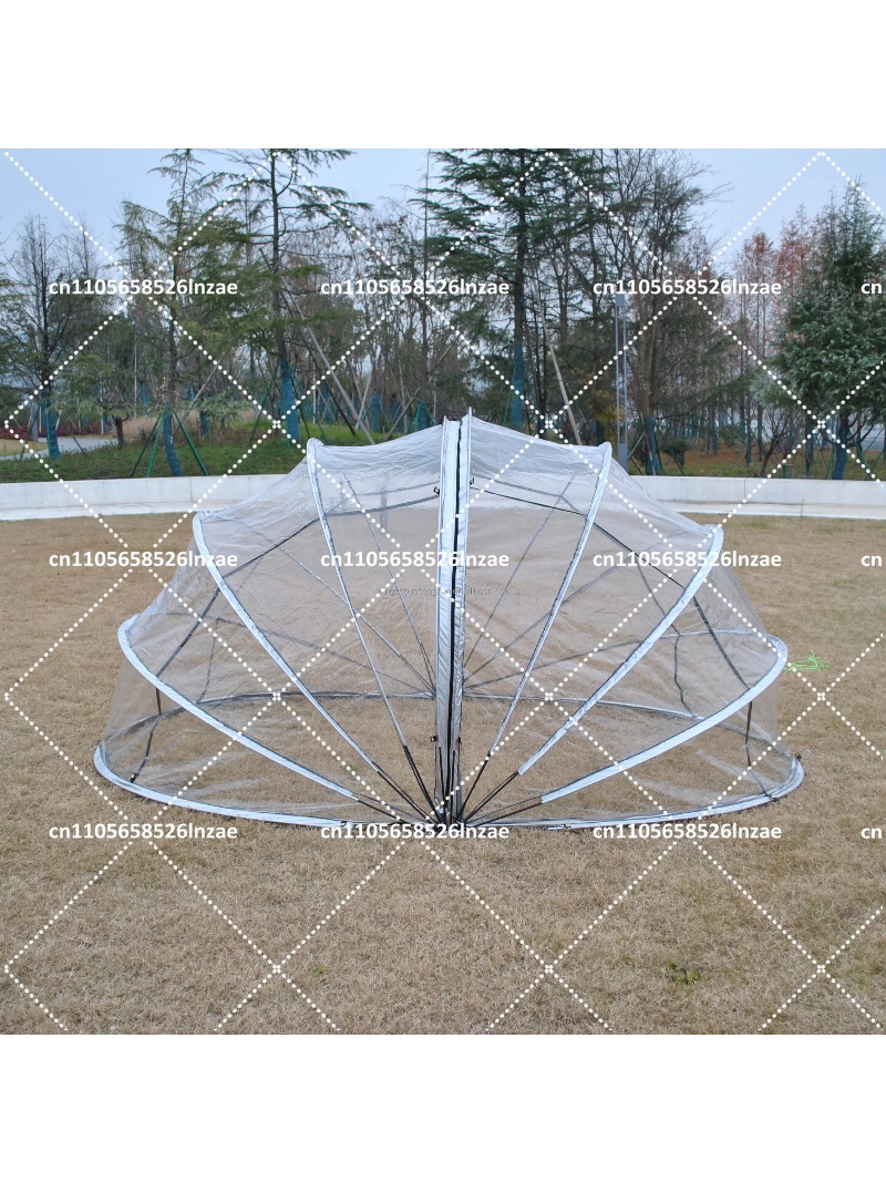Outdoor Camping Dome - Durable 8-Person Transparent Dome Tent with