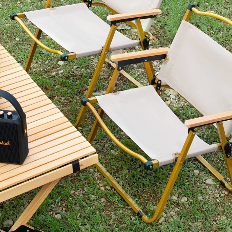 Portable Lightweight Folding O - Outdoor Camping High Chair recension och pris