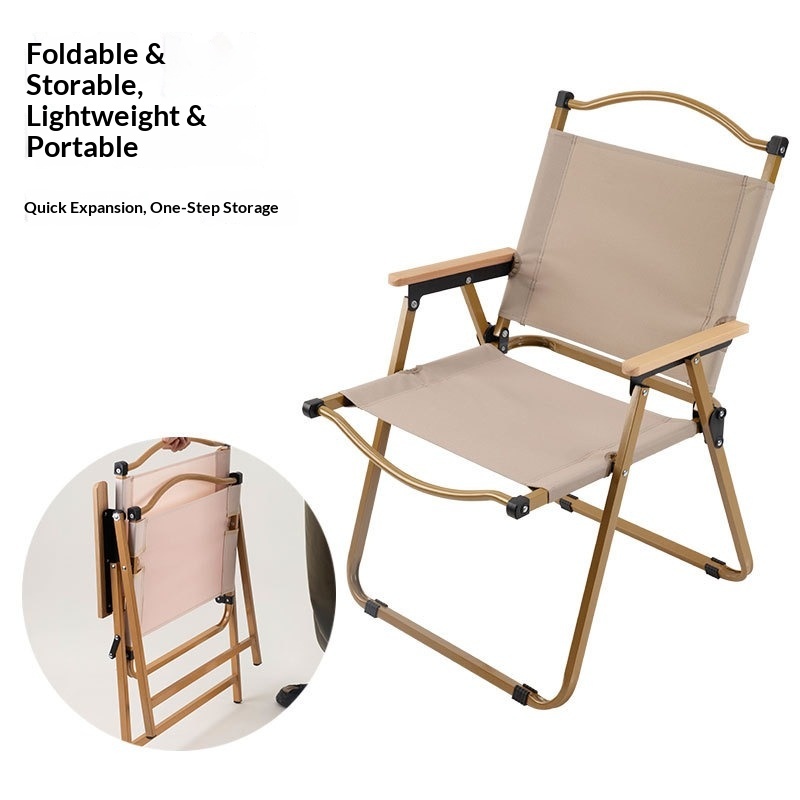 Portable Lightweight Folding O - Outdoor Camping High Chair recension och pris
