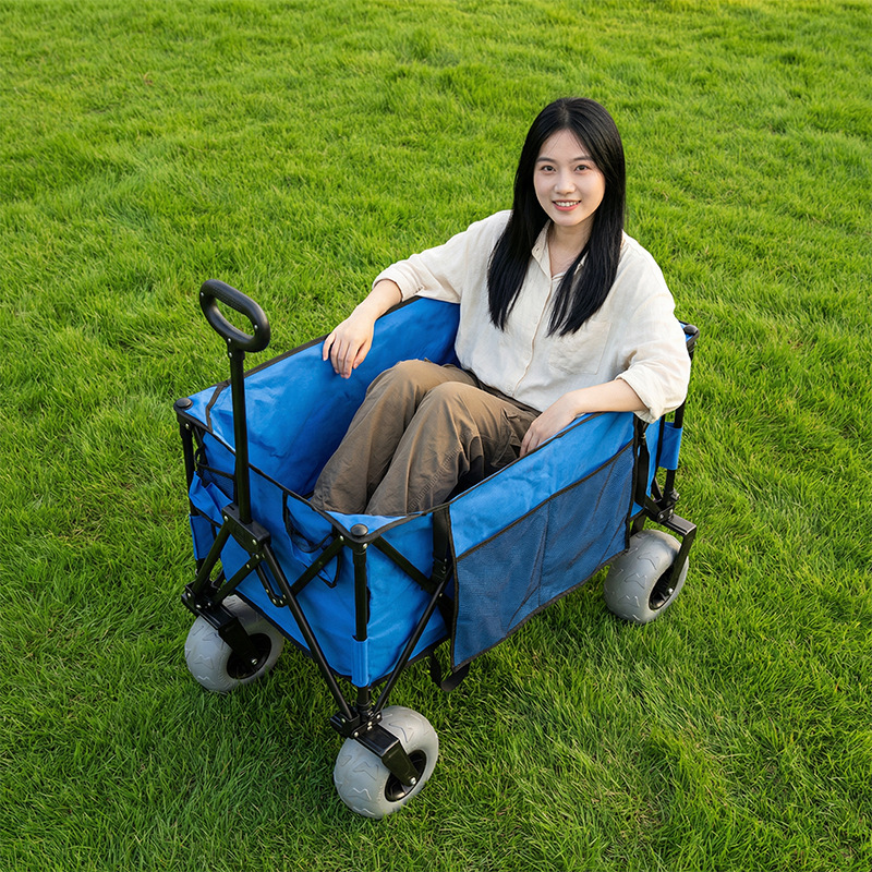 Foldable Metal Beach Wagon Qui - Outdoor Camping Folding Table recension och pris