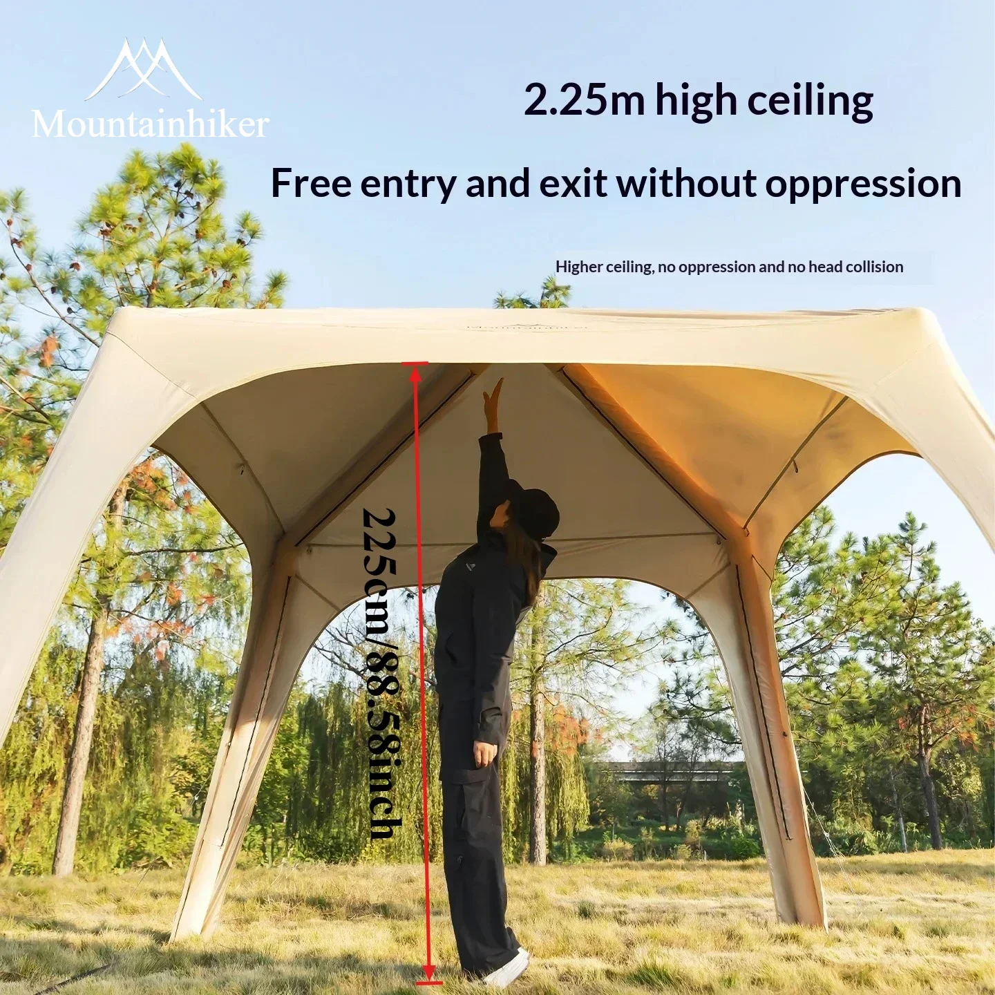Inflatable Dome Tent, Large Ai - Outdoor Camping Dome recension och pris