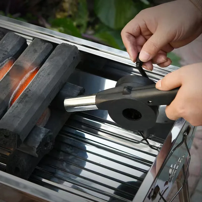 Outdoor Cooking Barbecue Blowe - Outdoor Camping Misting Fan recension och pris