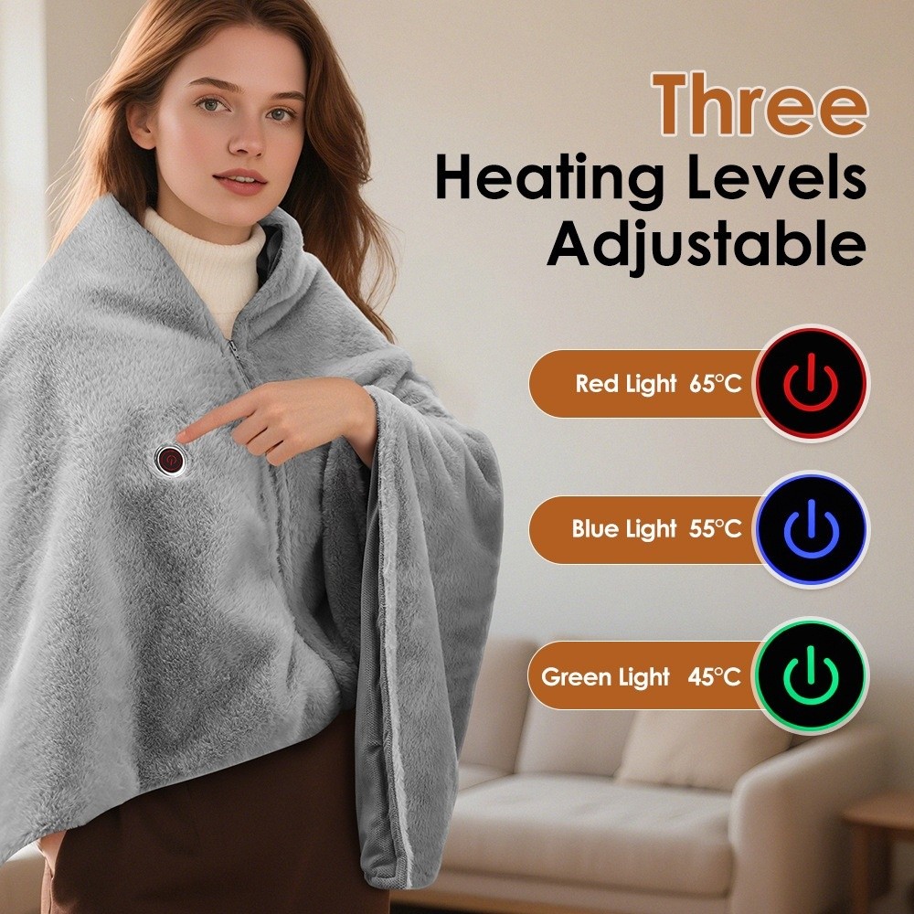 High Quality Wearable USB Elec - Outdoor Camping Heated Blanket recension och pris