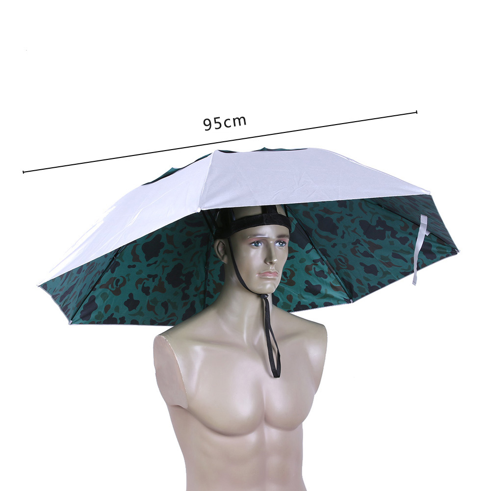 Foldable Head Umbrella Hat Rai - Outdoor Camping Umbrella recension och pris