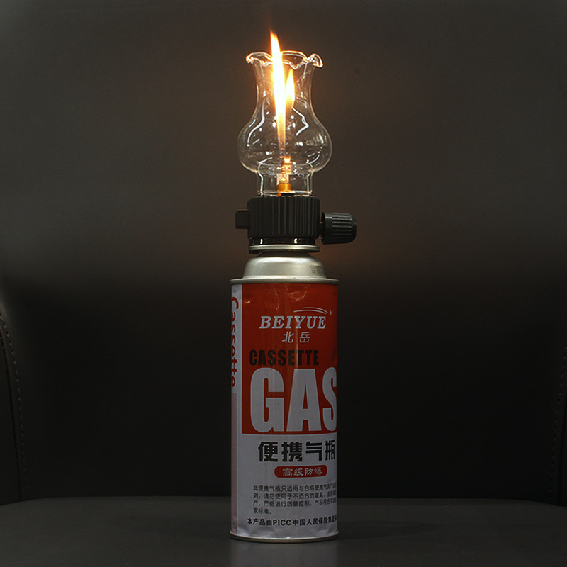 Card Stove Gas Cylinder Head L - Outdoor Camping Heater For Tent recension och pris