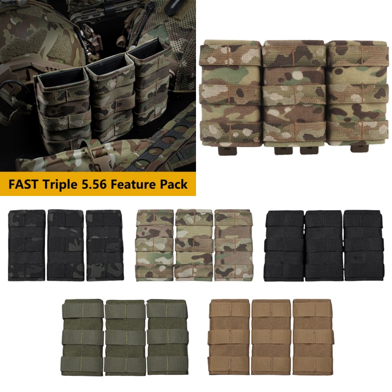 MOLLE-Compatible Triple Magazi - Outdoor Camping Vest recension och pris