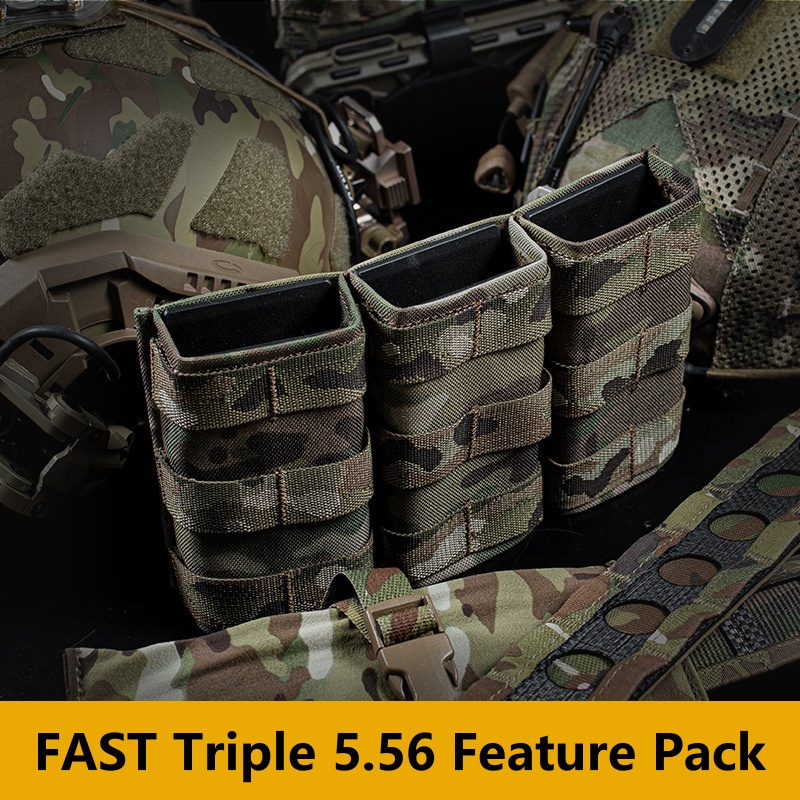 MOLLE-Compatible Triple Magazi - Outdoor Camping Vest recension och pris