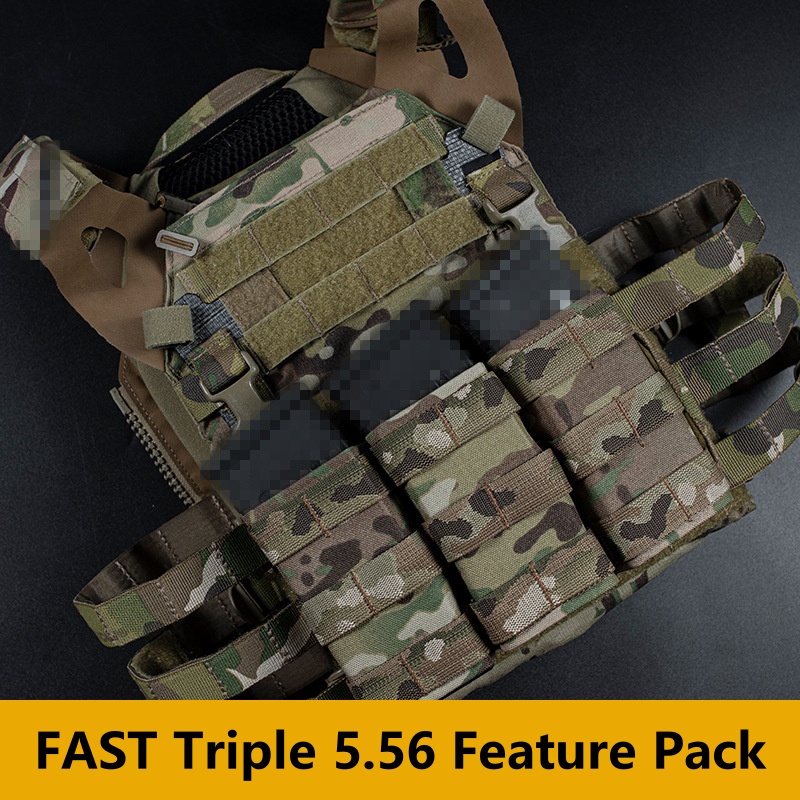 MOLLE-Compatible Triple Magazi - Outdoor Camping Vest recension och pris