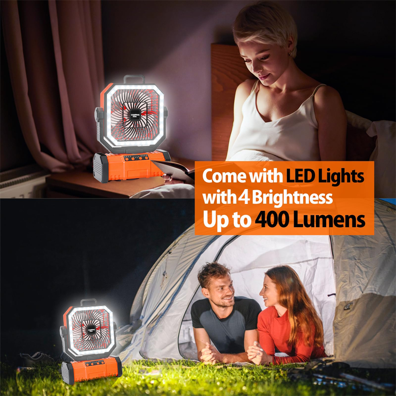 20000mAh Camping Ceiling Fan R - Outdoor Camping Misting Fan recension och pris