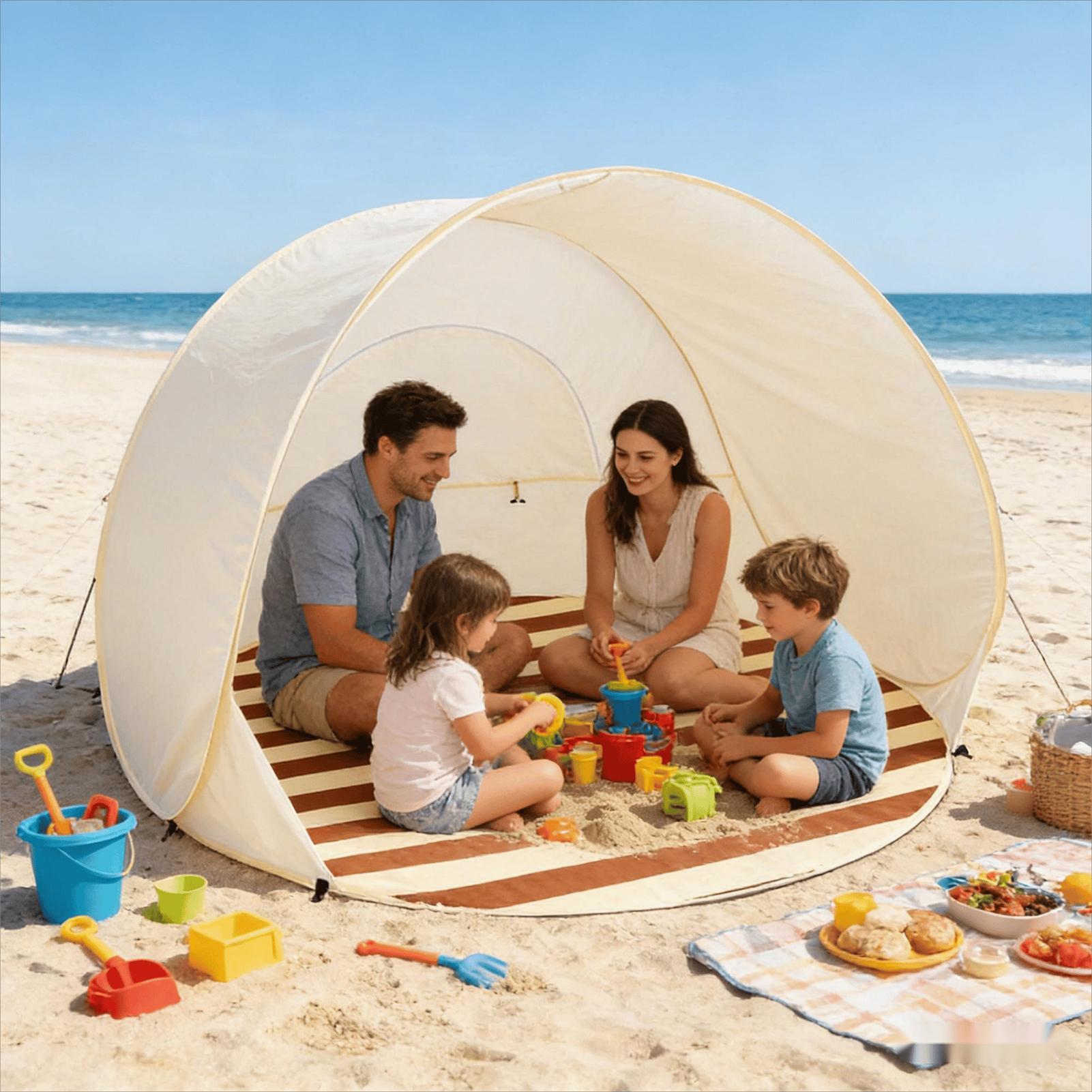 Portable Quick-opening Beach T - Outdoor Camping Dome recension och pris