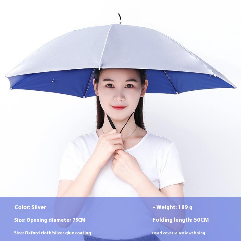 Portable Fishing Umbrella Hat  - Outdoor Camping Umbrella recension och pris