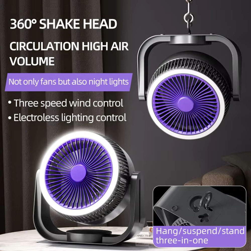 USB Rechargeable Portable Fan  - Outdoor Camping Misting Fan recension och pris
