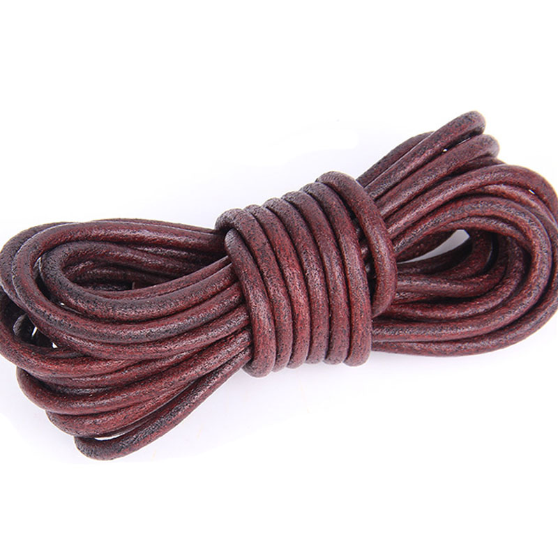 2Meter 1-20mm Retro Genuine Le - Paracord Bracelet recension och pris