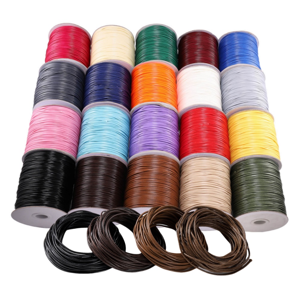10M/Lot 0.5-2.5mm Leather Line - Paracord Bracelet recension och pris