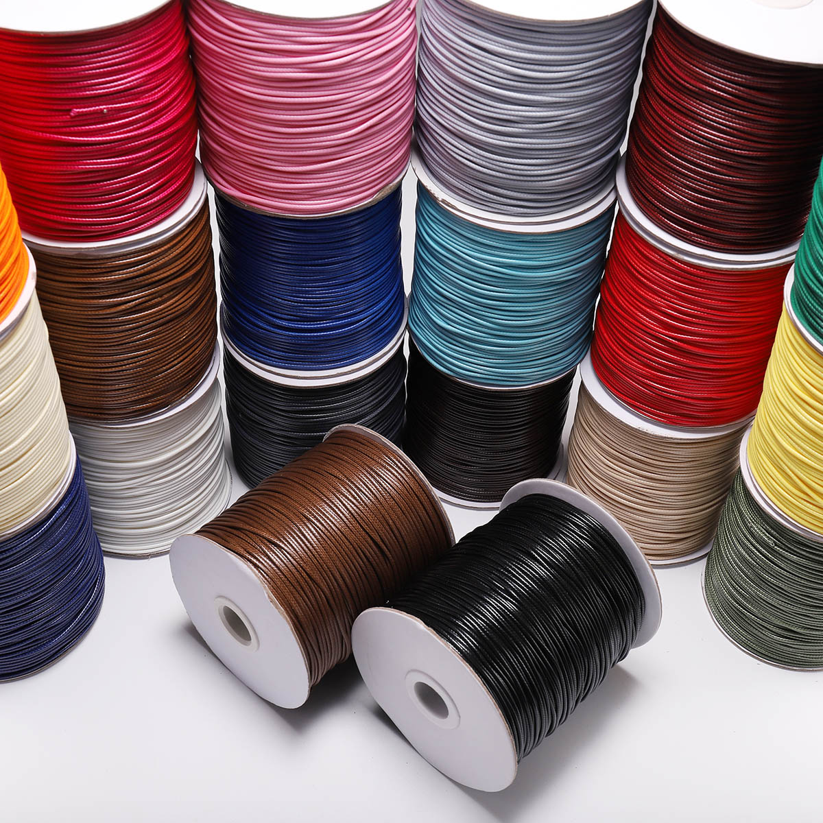 10M/Lot 0.5-2.5mm Leather Line - Paracord Bracelet recension och pris