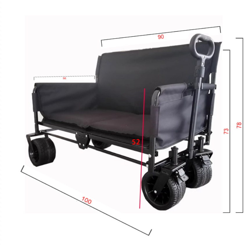 JXFT Multifunctional Four-Whee - Outdoor Camping Folding Table recension och pris