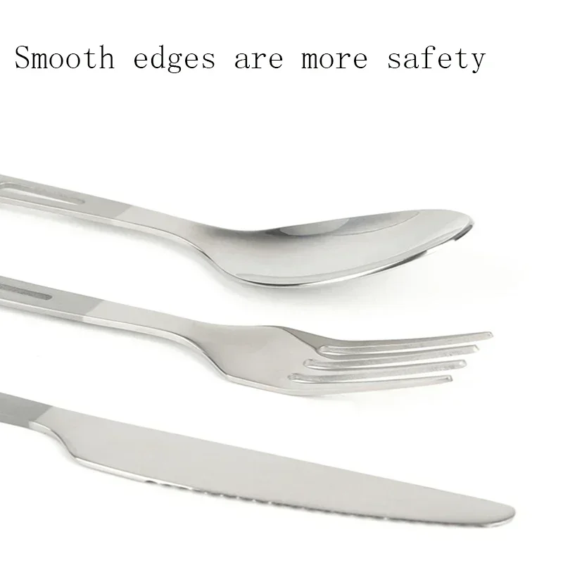 HWZBBEN Titanium Fork Spoon Kn - Outdoor Camping Dining Set recension och pris