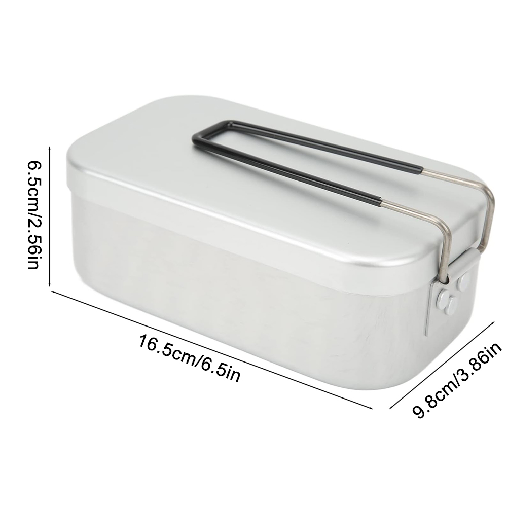 800ML Aluminum Lunch Boxes Out - Outdoor Camping Dining Set recension och pris