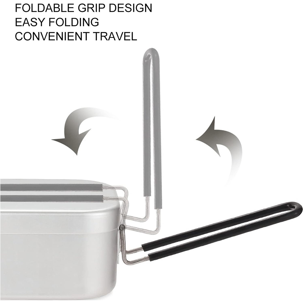 800ML Aluminum Lunch Boxes Out - Outdoor Camping Dining Set recension och pris
