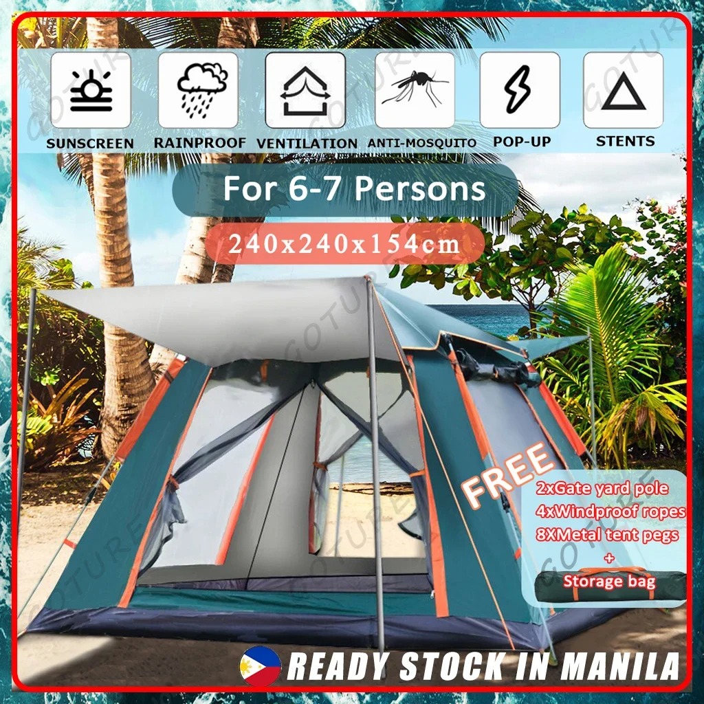 Goture Waterproof Automatic Te - Outdoor Camping Dome recension och pris