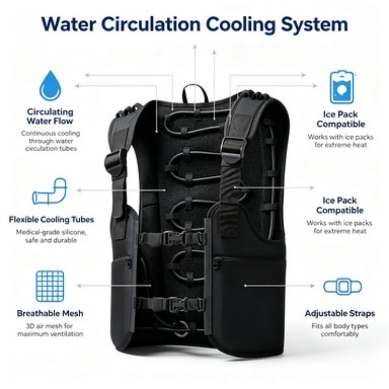 Water Cooling Vest Shoulder St - Outdoor Camping Vest recension och pris