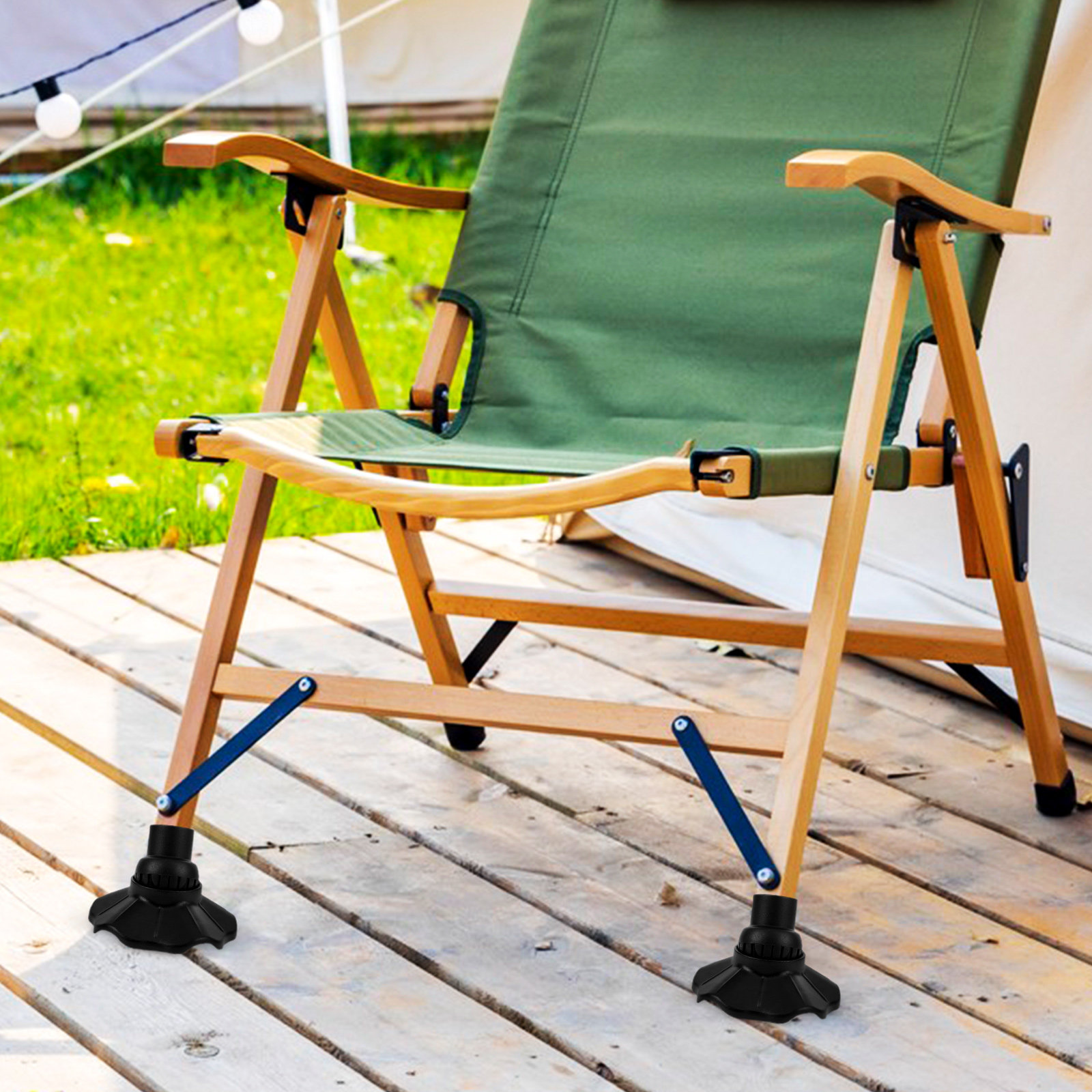 4Pcs Chair Leg Covers Heavy-Du - Outdoor Camping Folding Table recension och pris