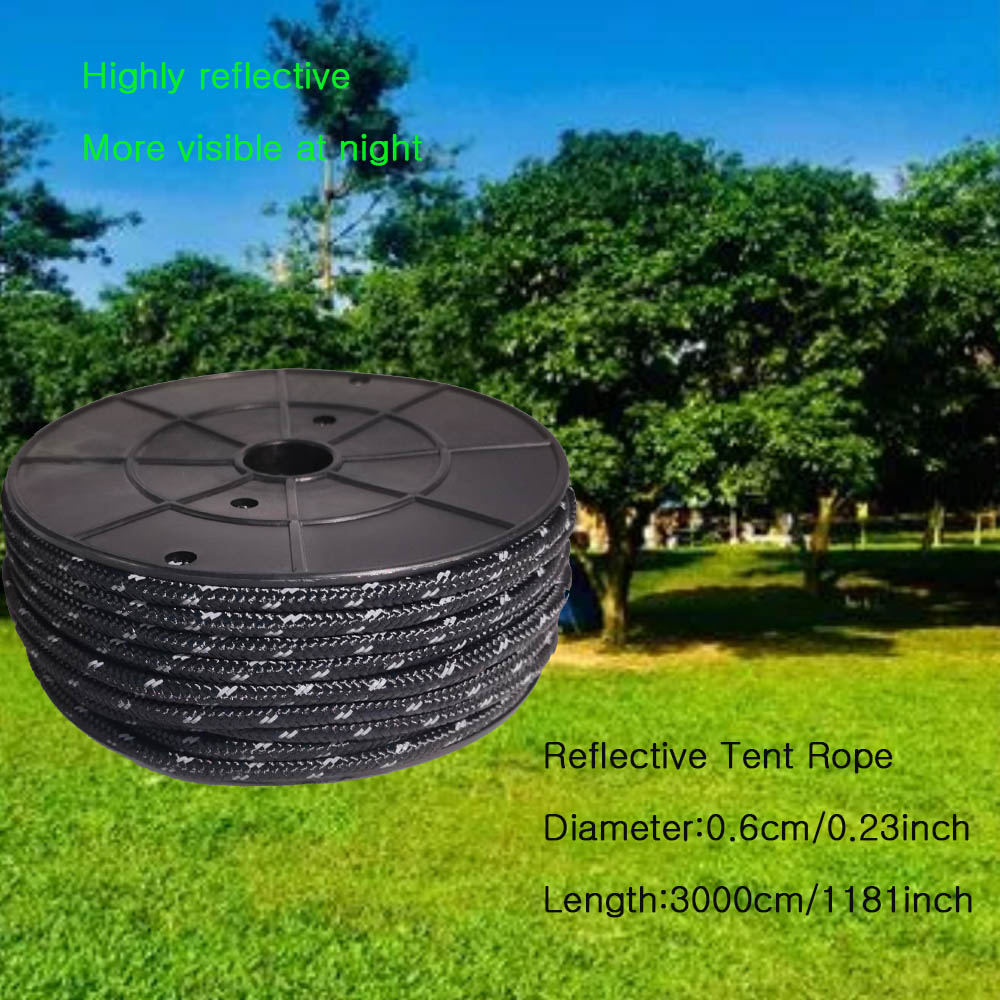 30M Reflective Paracord 6mm Pa - Outdoor Camping Umbrella recension och pris
