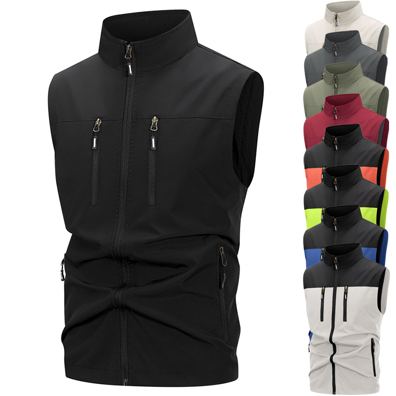 Men's Lightweight Softshell Ve - Outdoor Camping Vest recension och pris
