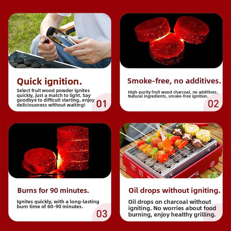 Smokeless Quick Burning Wood C - Outdoor Camping Gear Brands recension och pris
