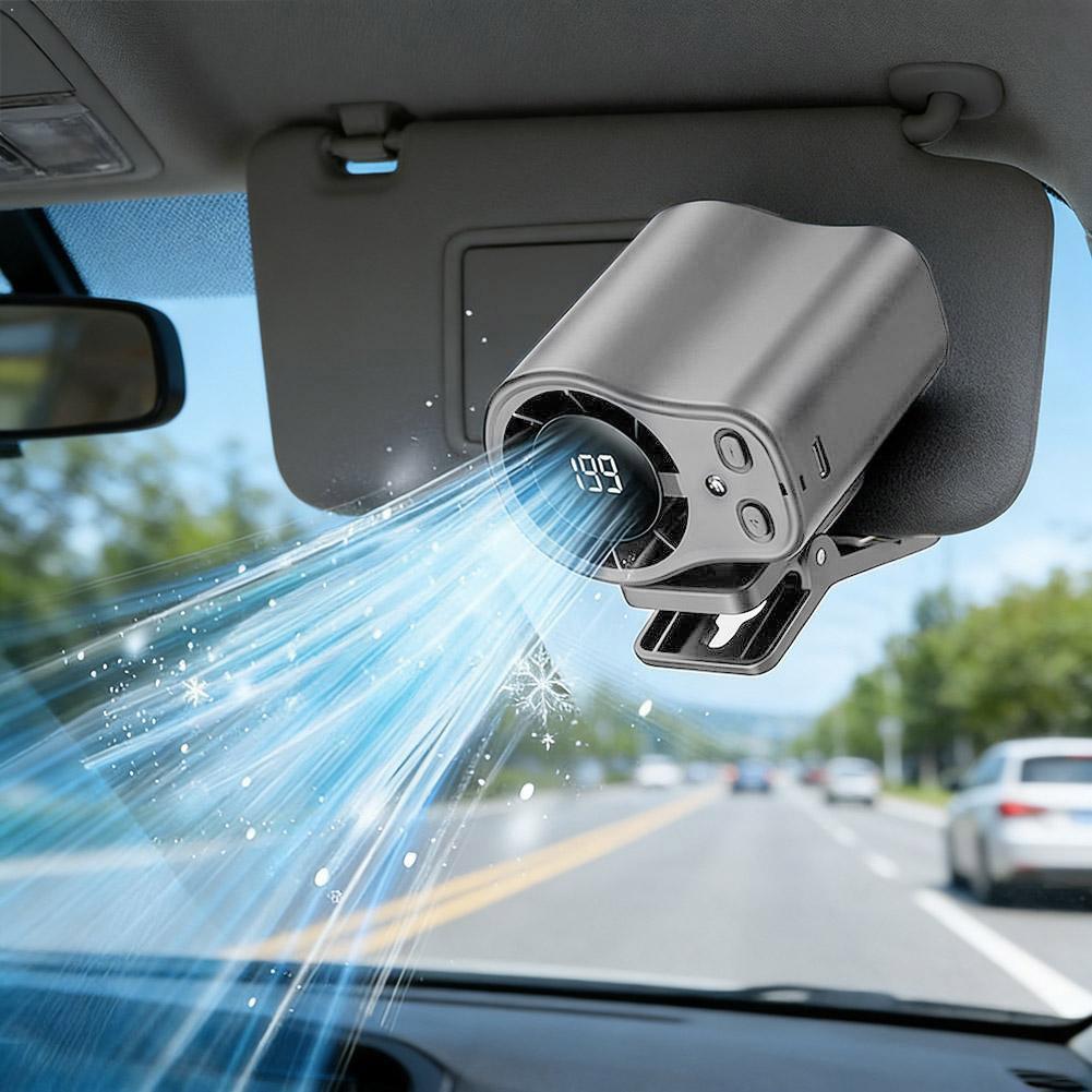 Semiconductor Cooling Car Fan  - Outdoor Camping Misting Fan recension och pris