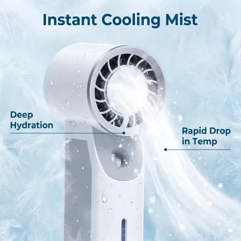 Portable Misting Fan With Ice  - Outdoor Camping Misting Fan recension och pris