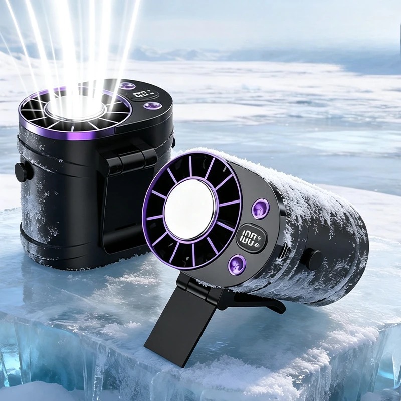 Rechargeable Portable Waist Fa - Outdoor Camping Misting Fan recension och pris