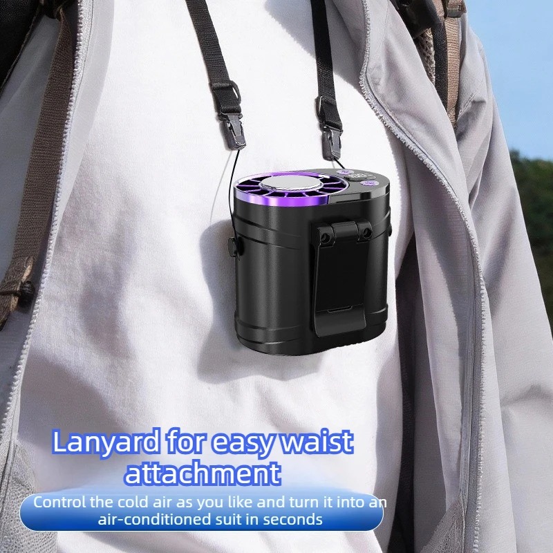Rechargeable Portable Waist Fa - Outdoor Camping Misting Fan recension och pris