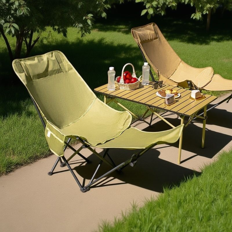 Moon chair with four adjustabl - Outdoor Camping High Chair recension och pris