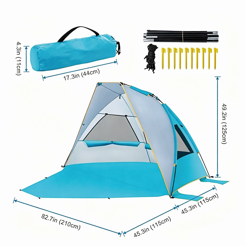 Beach tent outdoor sun protect - Outdoor Camping Dome recension och pris