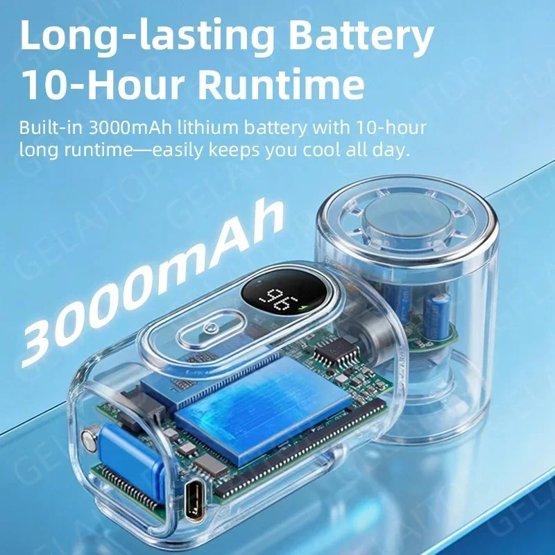 Mini Portable Handheld Fan wit - Outdoor Camping Umbrella recension och pris