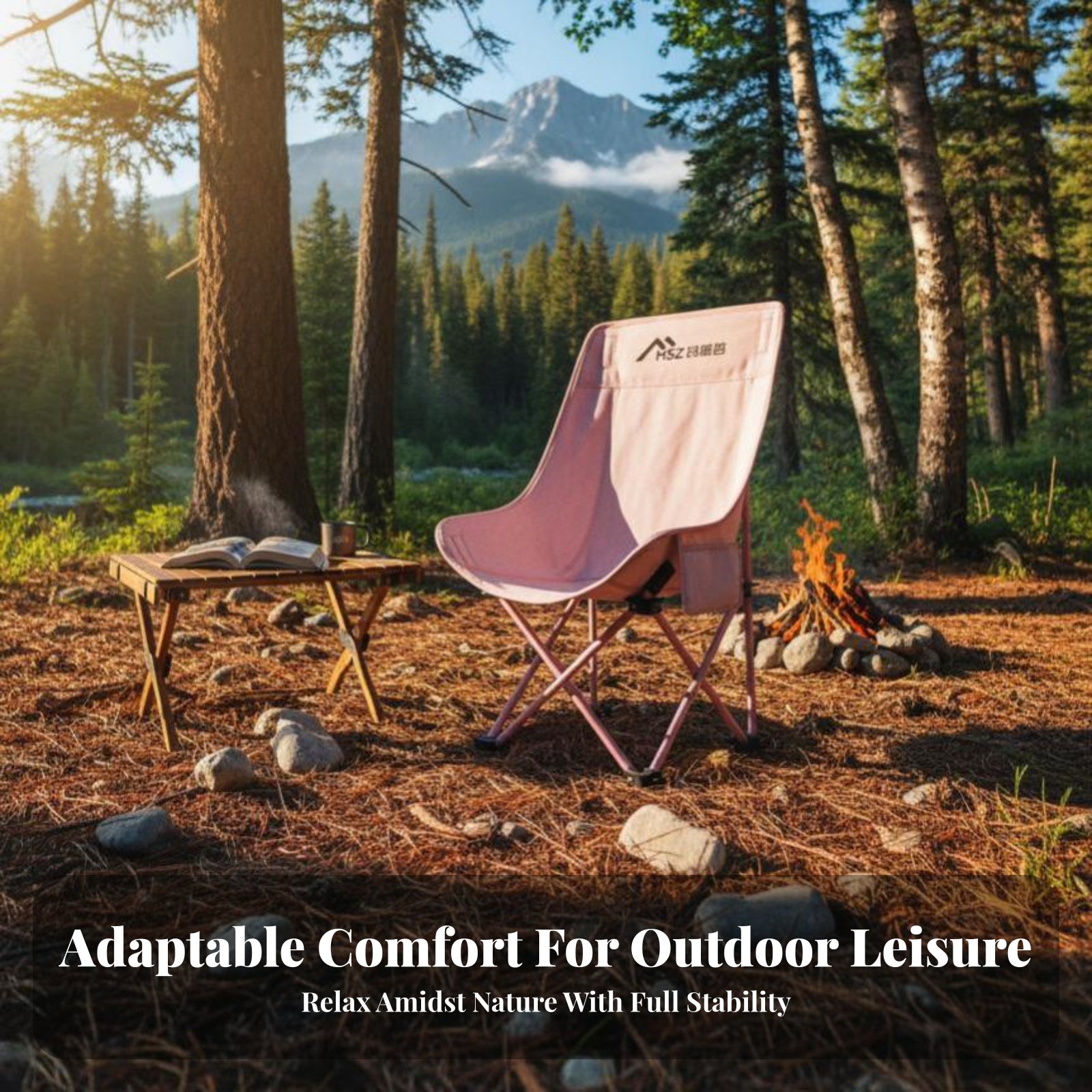 Foldable Mesh High Back Chair  - Outdoor Camping High Chair recension och pris
