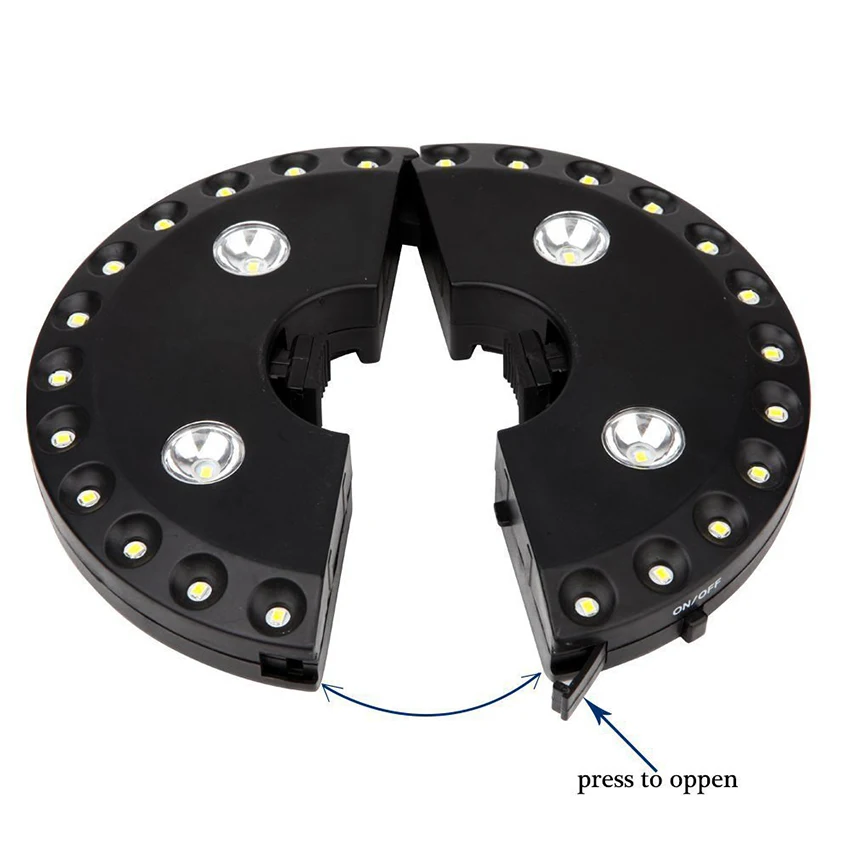 Super Bright Umbrella Pole Lig - Outdoor Camping Umbrella recension och pris