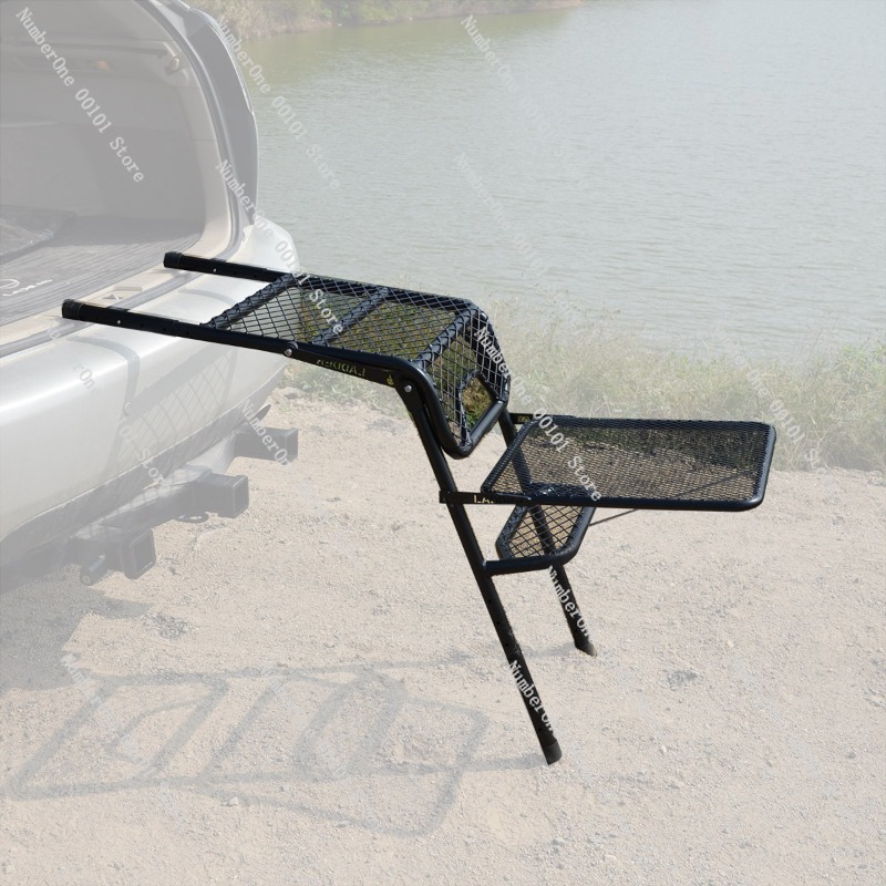 Outdoor Folding Ladder and Tab - Outdoor Camping Folding Table recension och pris