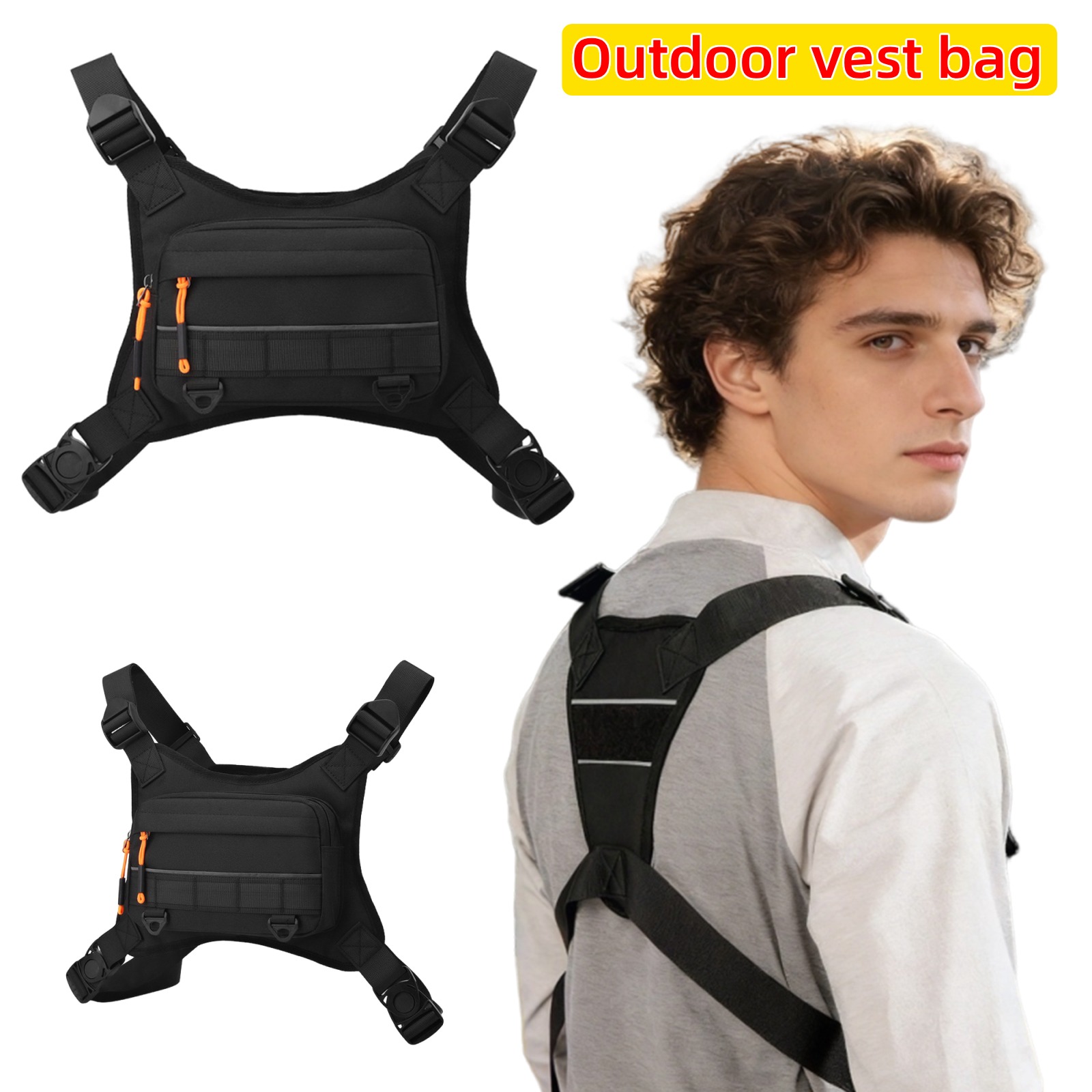 Summer Men Tactical Hiking Fis - Outdoor Camping Vest recension och pris