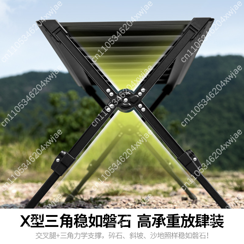 Lightweight Aluminum Alloy Fol - Outdoor Camping Folding Table recension och pris