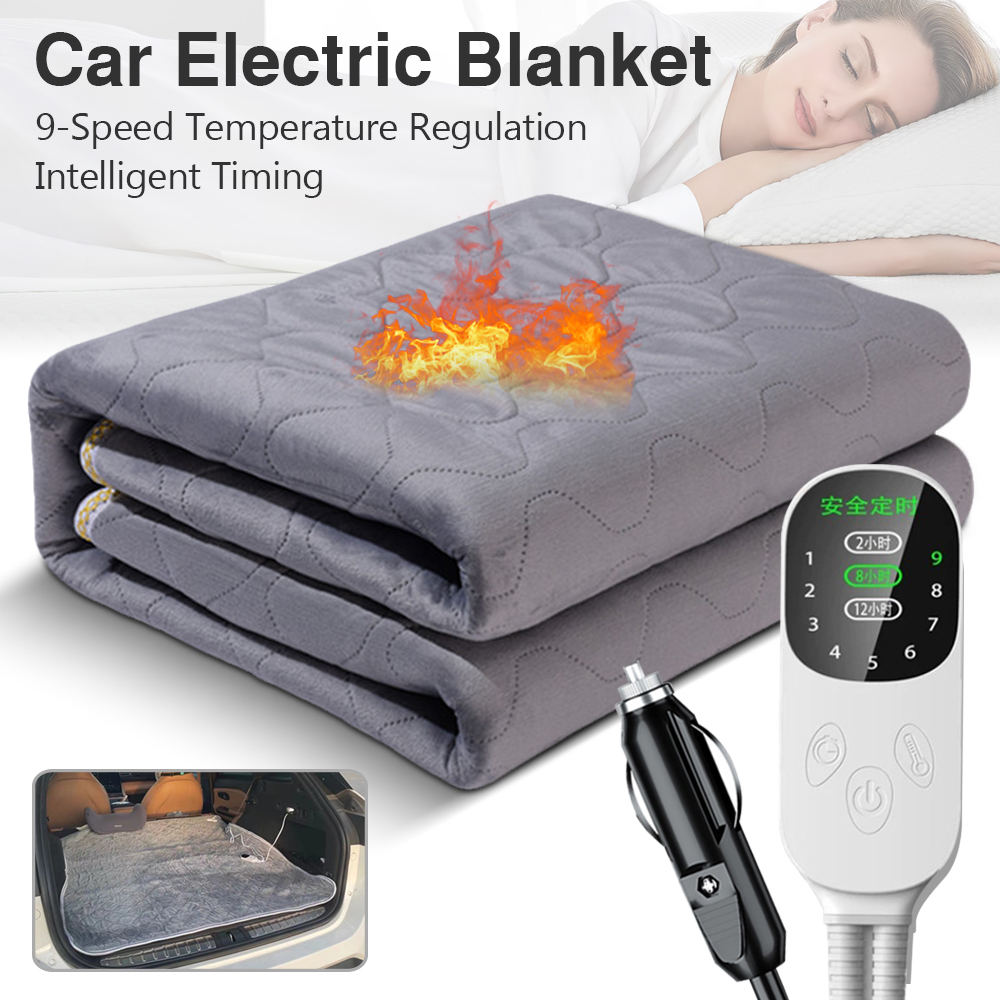 12V Cars Electric Blanket Heat - Outdoor Camping Heated Blanket recension och pris